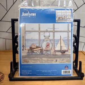 Janlynn Counted Cross Stitch Kit 14x11 Blue Sea Breeze Vista Nautical 007-0400